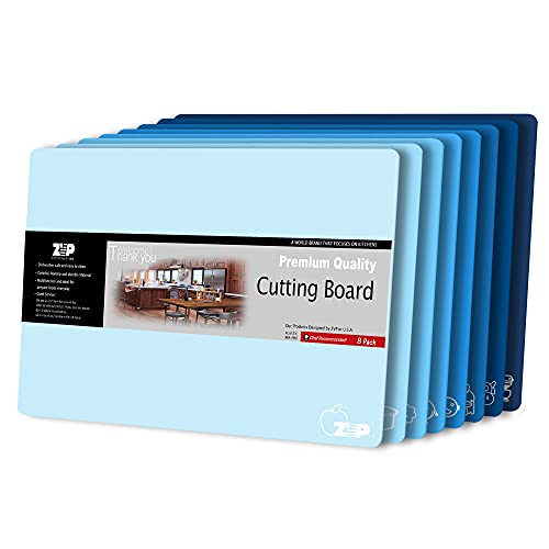 Plastic Cutting Boards for Kitchen (Blue1)