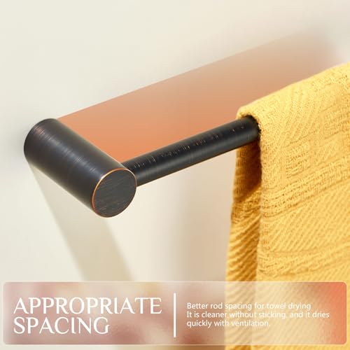 Towel Holder for Bathroom Wall 16 (Oil Rubbed Bronze / 16-Inch)