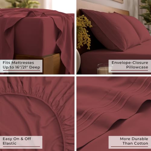 Iconic 4 Piece (1752 Brick Red / King)