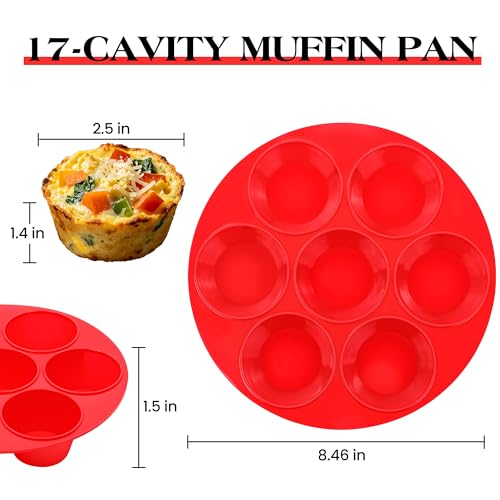 Silicone Muffin Pans for Air Fryer (7-Cup)
