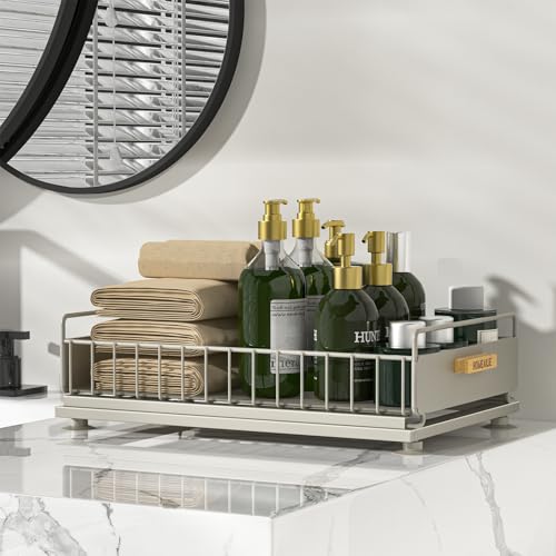Under Sink Organizer (2 Pack Single Layer / Gray)