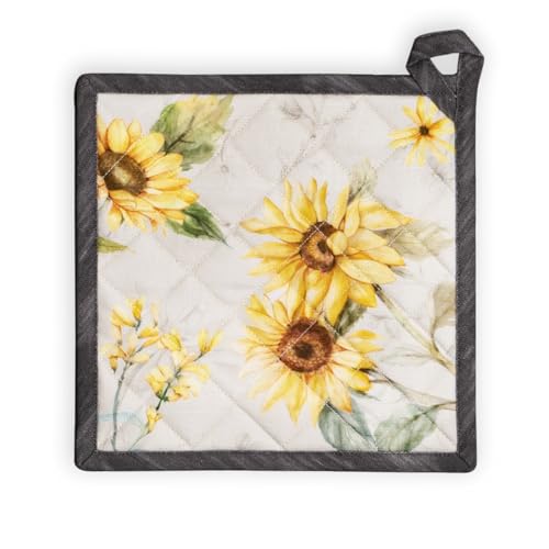 Pot Holders 100% Cotton Potholders (057 - Candice / 8" x 8" (Pot Holder Pack of 1))