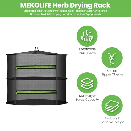 2 Layer Herb Drying Rack Hanging