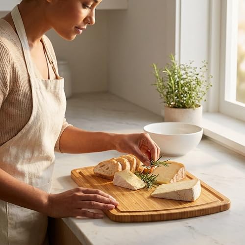Bamboo Cutting Boards for Kitchen (3-Piece (Brown))