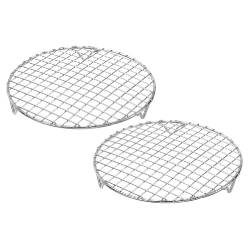 2 Pcs Round Cooking Rack with Legs (2 Count)