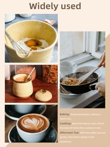12oz Ceramic Sugar Bowl with Lid and Spoon