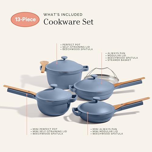 Cookware Set 13 (Blue Salt)
