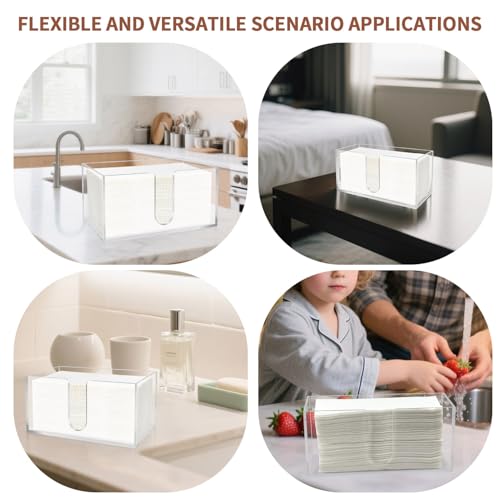 Acrylic Paper Towel Holder (Clear)