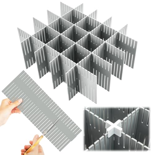 15 Pcs 5.12 Tall Drawer Divider Adjustable Drawer Organizer (15 Count)