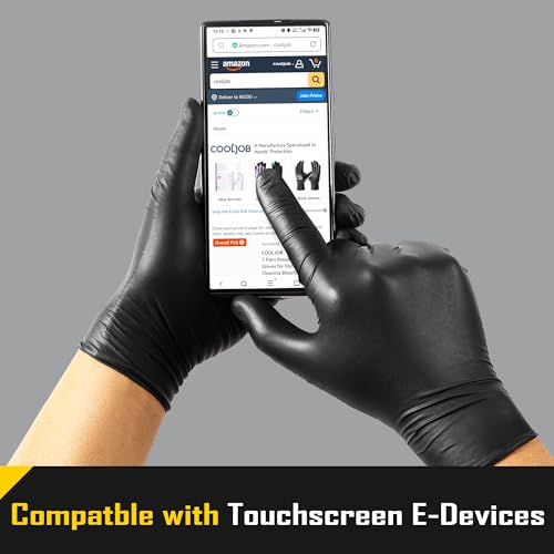 5 Mil Disposable Nitrile Gloves (Medium (Pack of 100))