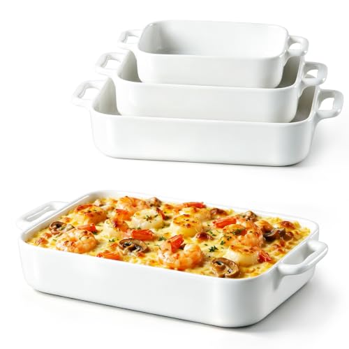 Casserole Dishes for Oven (White 02)