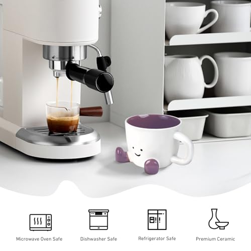 Cute Coffee Mug for Women (Purple)