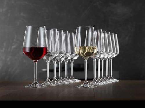 Style Red and White Wine Glasses (Red and White)
