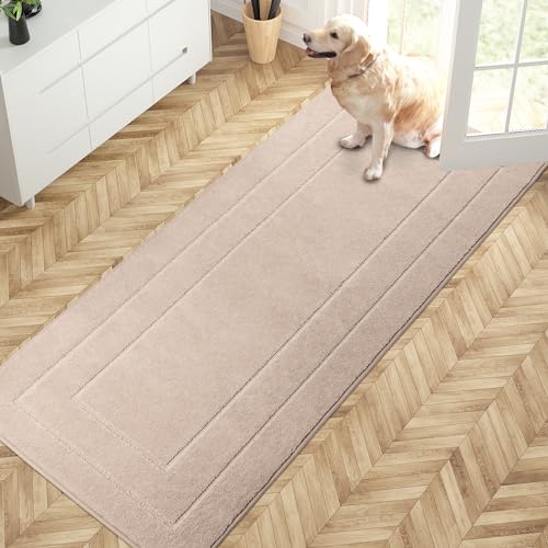 Hallway Runner Rug (Beige / 32" X 70" (Runner))