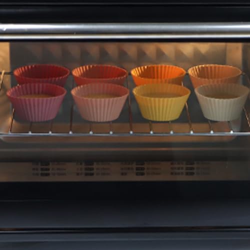 Large Silicone Muffin Cups (Orange Series / Large)