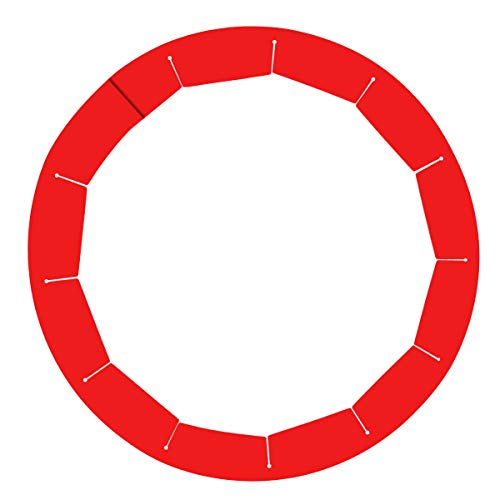 Adjustable Silicone Pie Crust Shields (2 PCS (Red))