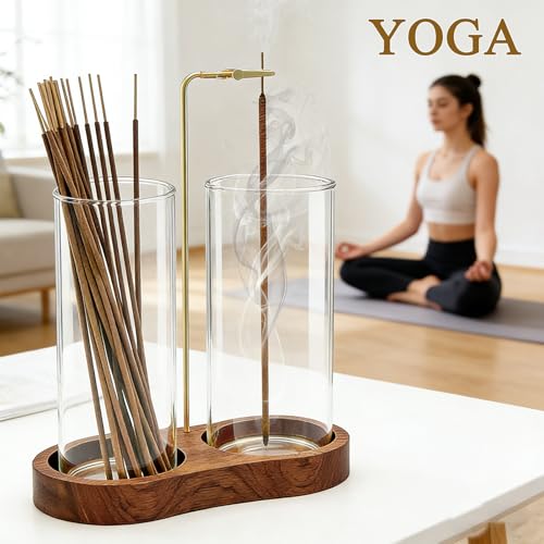 Incense Holder (2 in 1 Wooden Elliptical)