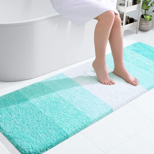 Bathroom Runner Rug 59x20 (59" X 20" / Teal)