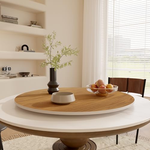 31.5" Sintered Stone Lazy Susan for Table Top (Walnut / 80CM)