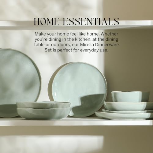 Mirella Dinnerware Set (Light Green / 12-Piece - Service for 4)