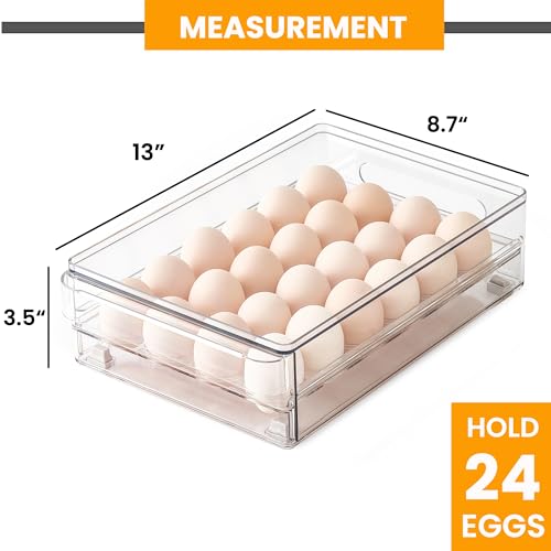 24 Egg Drawer for Fridge