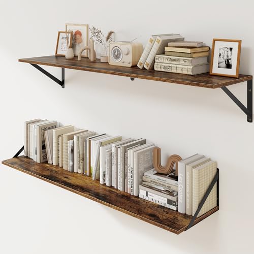 Deep Floating Shelves for Wall