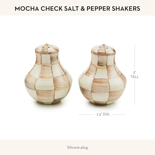 Salt & Pepper Set (Mocha Check / Small)