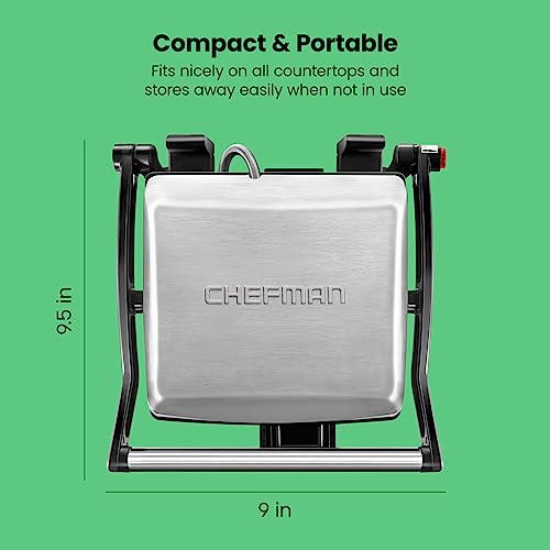 Panini Press Grill and Gourmet Sandwich Maker Non (4 Slice - Standard)