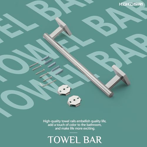 Hand Towel Bar 12 Inch Bathroom Towel Holder for Bath Kitchen Toilet Cabinet Chrome Stainless Steel B4005CH (Polished Chrome / 12-Inch)