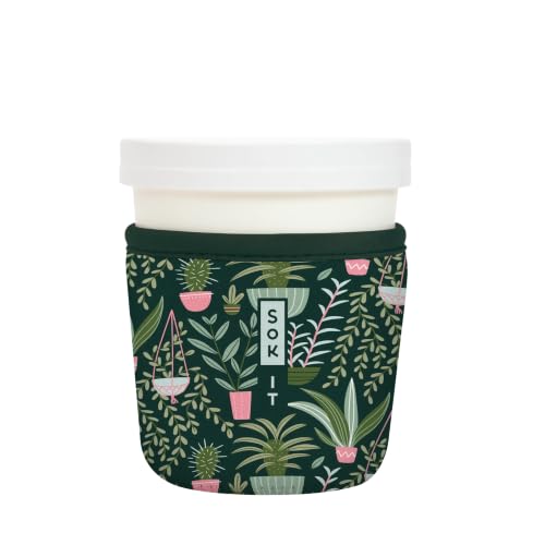 IceCreamSok Insulated Neoprene Cover (Green Living / Fits Tapered Pints)
