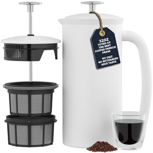 P7 French Press (32 oz / Matte White)