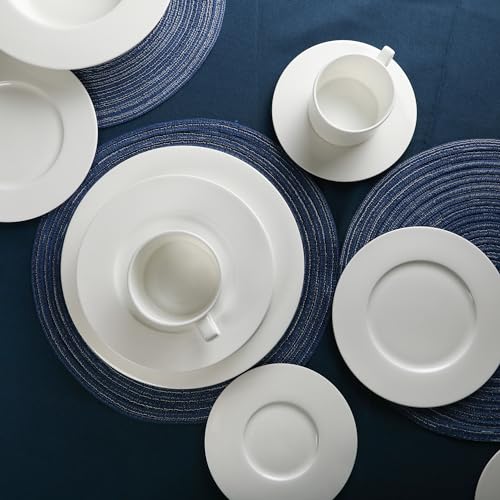 Sylvie 20 Pieces Bone China Dinnerware Set (Sylvie - White / 20 Piece Service for 4)
