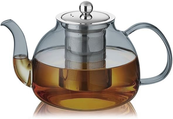 Glass Teapot with Infuser (Ink / 40OZ)