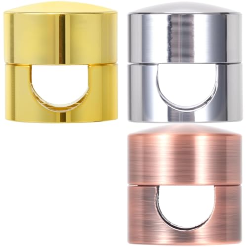 3 Sets Charger Holders for Cords (3 Sets / Gold, Red Bronze, Silver)
