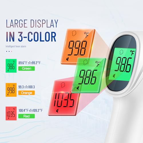 Forehead Thermometer for Adults and Kids (Grey)