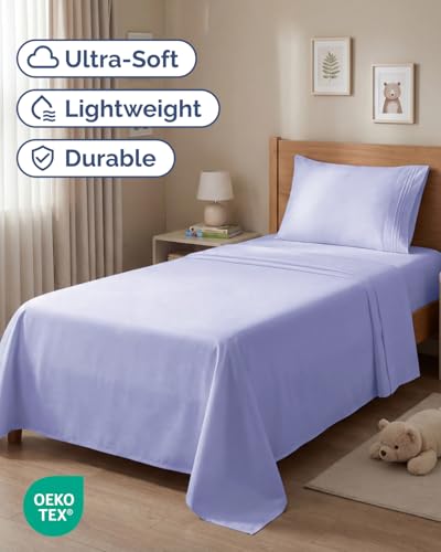 Twin Size 3 Piece Sheet Set (35 - Lavender / Twin)