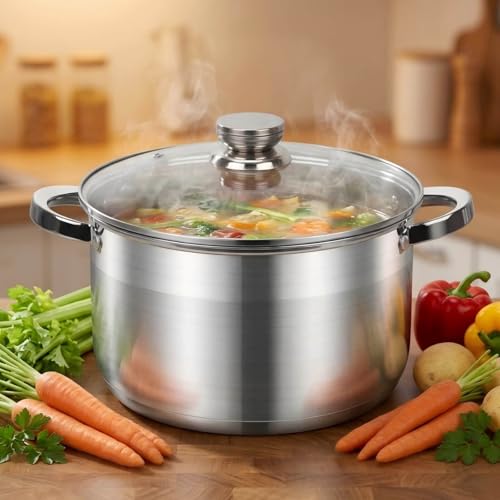 10 Quart Stock Pot with Lid