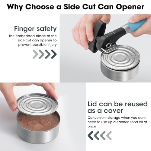 Can Opener Manual Side Safe Cut Can Opener Smooth Edge