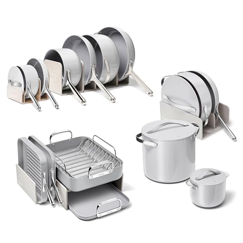 31-Piece Non-Stick Ceramic Cookware Bundle (Gray / 31pc Set)