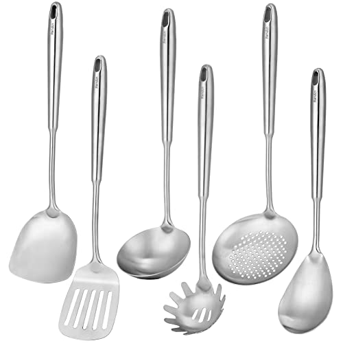 6 PCS All Metal Cooking Utensils Set (6-Pieces)