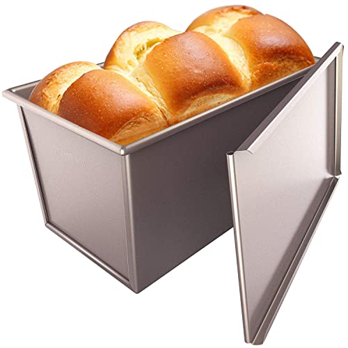Pullman Loaf Pan with Lid (Champagne Gold 1 lb Flat)