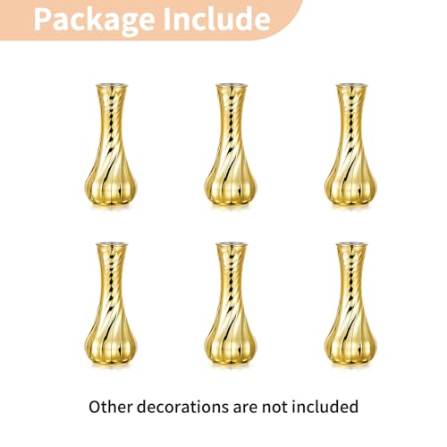 Gold Glass Bud Vase (Style 1)