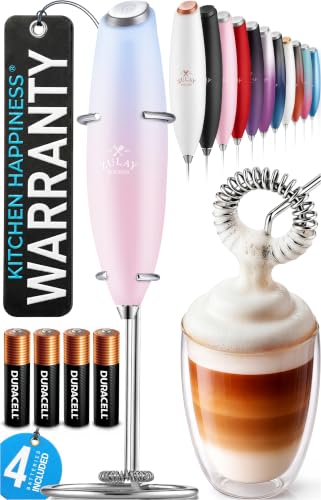 Powerful Milk Frother Wand With Duracell Batteries