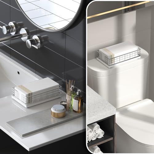 Guest Towel Holder Tray for Bathroom