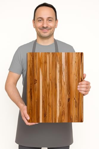 Cutting Board and EON Cutting Board Oil Set (Cutting Board with Maintenance Oil / Extra Large (24 inch x 18 inch x 1.5 inch))