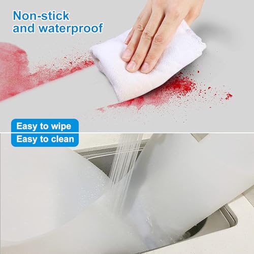 Silicone Mat for Kitchen Counter (Translucent / 27.5" x 16.5")