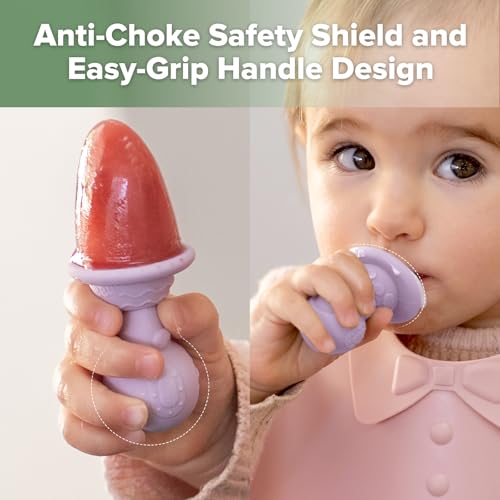 Silicone Toddler Popsicle Mold (Lavender)