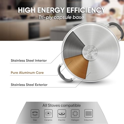2 Tier Stainless Steel Steamer Pots