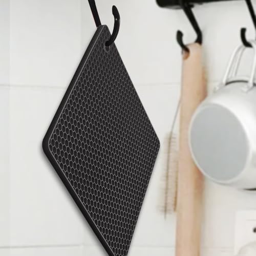 Silicone Square Trivets Mat (6 Count)