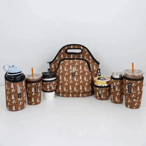 CanSok Sleeve for Beer & Soda Insulated Neoprene Cover (Material Ghoul / 12oz Can Sleeve)